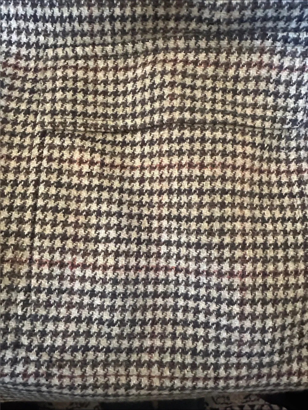 Brooks Brothers Houndstooth Wool Blend Men’s Sports Coat Blazer Size 42 L